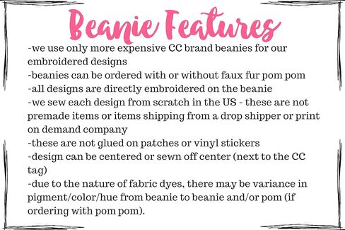 Women's Custom Soccer Themed Beanie for Mom Wife Fan Player Etc, Monogrammed Heart Shaped Ball Fall Winter Hat Sewn Toque, Embroidered Spirit Wear Games Clothing Present, College High School in Kuwait