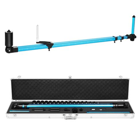 أداة قياس تصغير مقياس ترام الجسم التلقائي (7.8 بوصة - 88.5 بوصة / 200-2250 مم) - هيكل من الألومنيوم للطيران عالي الدقة مع مستوى الروح والمسبار المغناطيسي لإصلاح تصادم إطار الهيكل in Kuwait