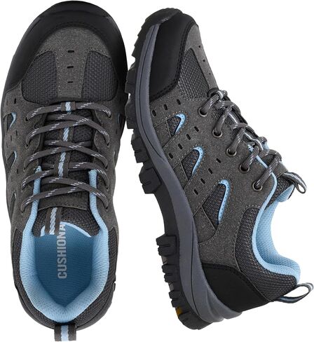 CUSHIONAIRE Brig Womens Hiking Shoes, Supportive Trail Shoes for Women with Waterproof Protection and Arch Support in Kuwait