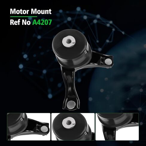 Engine Motor and Trans Mounts Compatible with 2007 2008 2009 2010 2011 Camry 2.4L L4 Engine, Replace OE A62009 EM5742 A4211 123720P030 A4207 123720A040, Set of 3 in Saudi Arabia