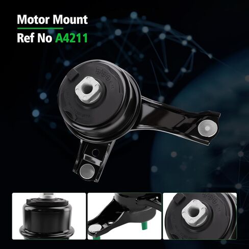 Engine Motor and Trans Mounts Compatible with 2007 2008 2009 2010 2011 Camry 2.4L L4 Engine, Replace OE A62009 EM5742 A4211 123720P030 A4207 123720A040, Set of 3 in Saudi Arabia