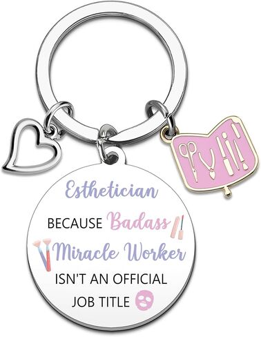 Esthetician Gifts for Women Beautician Gifts for Women Esthetician School Supplies Cosmetologist Gift for Female Aesthetician Keychain Birthday Christmas Gift Idea in Kuwait