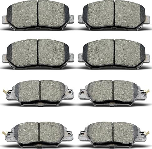 Front Rear Ceramic Brake Pads 8 Pieces Set fit for 2016-2022 Mazda CX-5 in Kuwait