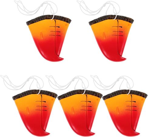 Bird Mask: 5Pcs Fake Parrot Beak Nose Simulation Parrot Mask Animal Bird Beak for Halloween Birthday Holiday Party Dress up Supplies in Saudi Arabia