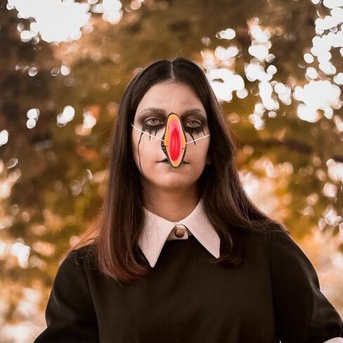 Bird Mask: 5Pcs Fake Parrot Beak Nose Simulation Parrot Mask Animal Bird Beak for Halloween Birthday Holiday Party Dress up Supplies in Saudi Arabia