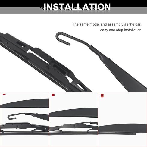 Triumilynn Rear Wiper Arm Blade Replacement for Chevrolet Chevy Traverse 2018-2023, Trax(Tracker) 2015-2022 Rear Back Wiper Set, 84148861 84148860 in Saudi Arabia