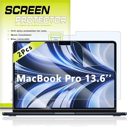 2 Pack 16.2inch Anti Blue Light Screen Protector for MacBook Pro 16.2inch M2 Pro /M3 Pro/M3 Max 2023 Laptop, Anti-Glare Anti-Blue Light for Macbook Pro 16.2’’ Laptop Screen Film Filter, Bubble Free Eye Protection in Saudi Arabia
