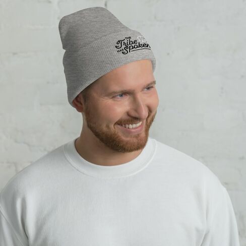 Survivor The Tribe Has Spoken Embroidered Cuffed Beanie Grey in Kuwait