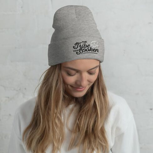 Survivor The Tribe Has Spoken Embroidered Cuffed Beanie Grey in Kuwait
