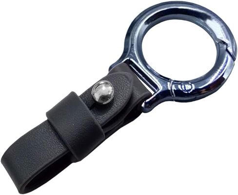 Carabiner Key Ring Clip, Car Fob Key Keychain Holder Car Keychain Clip for Men Women, Key Ring Belt Holder (Grey) in Saudi Arabia