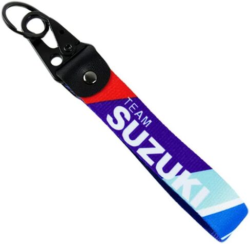 Motorcycle Key Chain Embroidered Tag Automobile Car Motor Key Ring Karabiner Shackle Compatible with Suzuki GSX-R in Saudi Arabia