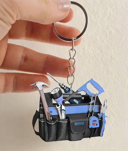 1 Pcs Carpenter Tool Keychain, Car Key Ornament Acrylic Keychain in Saudi Arabia