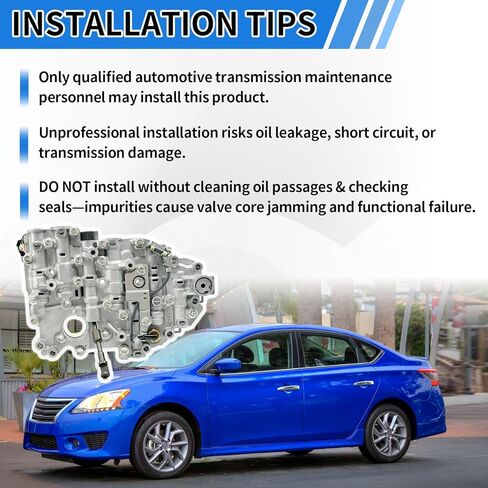 JF015E RE0F11A CVT Transmission Valve Body Compatible with 2013-2019 Nissan Sentra1.6L 1.8L, Versa Tiida Note Nissan Versa Note 2013-2015 Chevrolet Spark Suzuki Swift 31705-X428E 31705-X428B in Kuwait