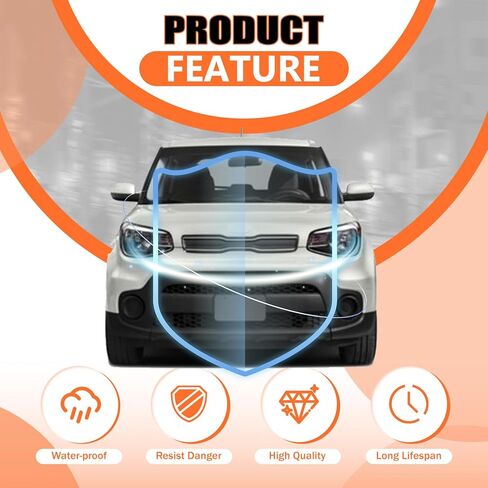طقم غطاء المصد الأمامي JX RACING والشبكة السفلية العلوية ومصابيح الضباب المتوافقة مع 2017 2018 2019 Kia Soul Grill والستارة السفلية وأغطية مصابيح الضباب 12 قطعة KI1014102 KI1015112 KI1036136 in Kuwait