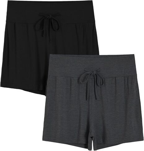 Latuza Women's High Waisted Pajama Sleep Shorts with Pockets in Saudi Arabia