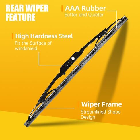 MIKKUPPA 24"+21"+13" Windshield Wiper Blades Replacement for Chevy Traverse 2012 2013 2014 2015 2016 2017 Original Factory Quality All Season Front Rear Wiper Blade Set - (Pack of 3) in Saudi Arabia