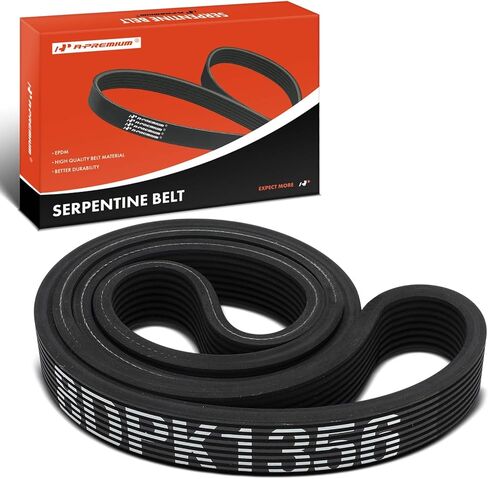 A-Premium 53.4 Inch Dual-Sided Serpentine Drive Belt Compatible with Land Rover Range Rover, Range Rover Sport, 2006 2007 2008 2009, 4.2L in Saudi Arabia