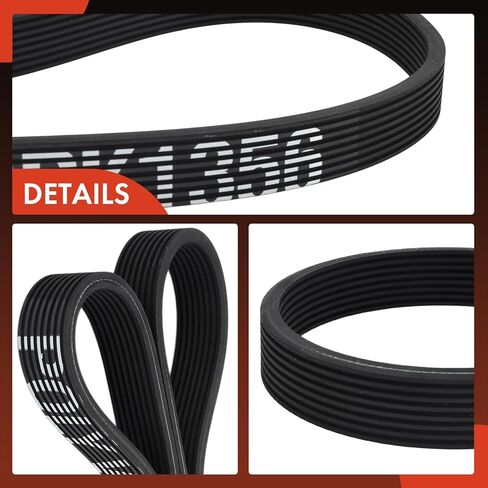 A-Premium 53.4 Inch Dual-Sided Serpentine Drive Belt Compatible with Land Rover Range Rover, Range Rover Sport, 2006 2007 2008 2009, 4.2L in Saudi Arabia