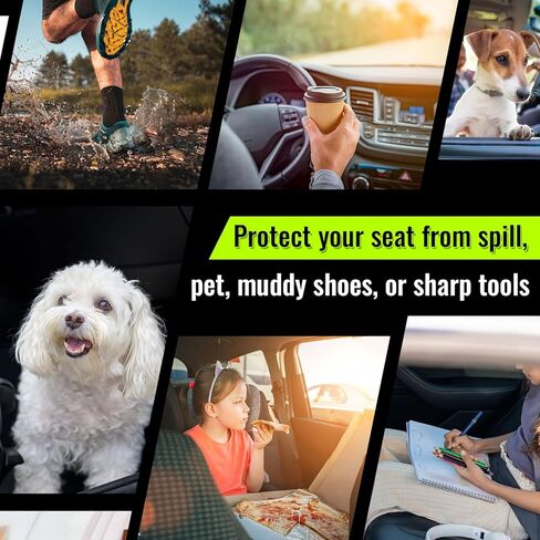 Car Seat Cover, Black & Pink Striped 02 Style Leather, PU - Polyurethane Interior Seat Cushion Scratch Guard Protector for Most SUV, Sedan,Coupe in Kuwait