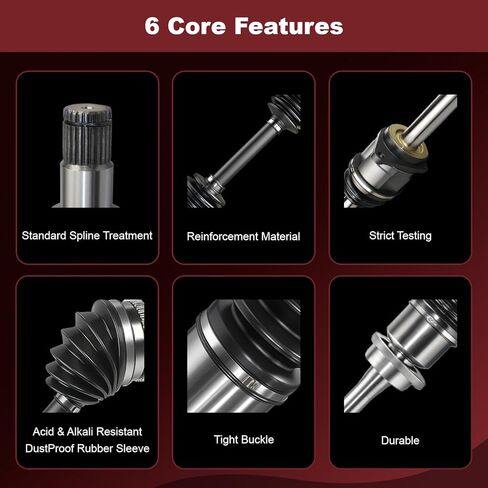 Anytek CV Axle Shaft Front Left & Right For Toyota Corolla 2003-2015 2016 2017 2018 Matrix 2003-2012 Pontiac Vibe 2003-2010 L4 1.8L Manual Trans only Replace# 665228 665224 Passenger & Driver in Kuwait