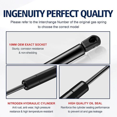 Front Hood Gas Struts Compatible with Jeep Grand Cherokee 2011-2020,for Dodge Durango 2004-2024 Sport Utility 4-Door Hood-with Factory Aluminum Hood, PM3654 5511 3748AA Gas Shock Lift Supports, 1pc in Kuwait