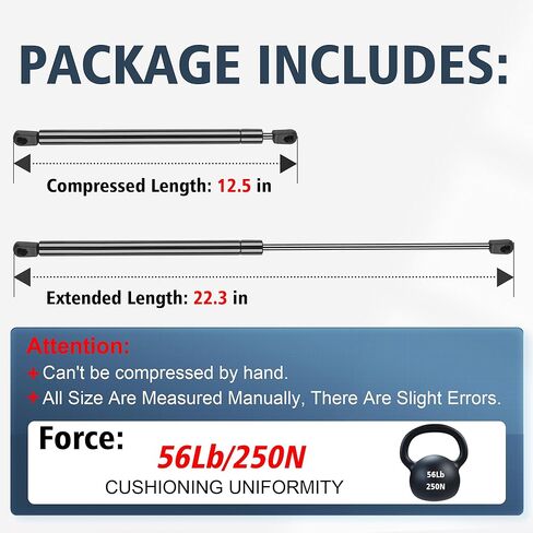 Front Hood Gas Struts Compatible with Jeep Grand Cherokee 2011-2020,for Dodge Durango 2004-2024 Sport Utility 4-Door Hood-with Factory Aluminum Hood, PM3654 5511 3748AA Gas Shock Lift Supports, 1pc in Kuwait