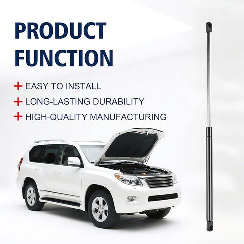 Front Hood Gas Struts Compatible with Jeep Grand Cherokee 2011-2020,for Dodge Durango 2004-2024 Sport Utility 4-Door Hood-with Factory Aluminum Hood, PM3654 5511 3748AA Gas Shock Lift Supports, 1pc in Kuwait