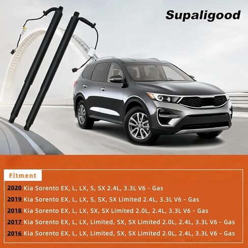 Power Rear Hatch Strut Lift Support, for Kia Sorento 2016-2020 Liftgate Struts, No. 81770C5100 Electric Tailgate Liftgate Actuator, Power Liftgate with Quiet Motor (Left Right, 2pcs) in Kuwait
