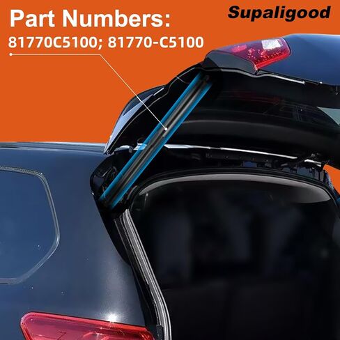 Power Rear Hatch Strut Lift Support, for Kia Sorento 2016-2020 Liftgate Struts, No. 81770C5100 Electric Tailgate Liftgate Actuator, Power Liftgate with Quiet Motor (Left Right, 2pcs) in Kuwait