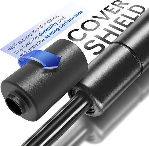 YHTAUTO 2 قطعة غطاء صندوق السيارة الخلفي رفع دعم الدعامات استبدال صدمات زنبرك الغاز لفورد فيوجن لينكولن MKZ 2010-2012 ميركوري ميلان 2010 2011 AN7354406A10AC، يناسب النموذج بدون سبويلر in Kuwait