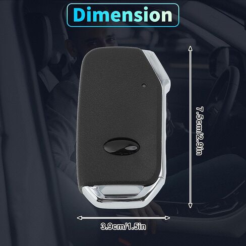 X AUTOHAUX TQ8-FOB-4F15 434 MHz استبدال دخول بدون مفتاح مفتاح ذكي عن بعد فوب لكيا ستينغر GT 2018 2019 2020 2021 No.95440-J5200 4 أزرار in Saudi Arabia