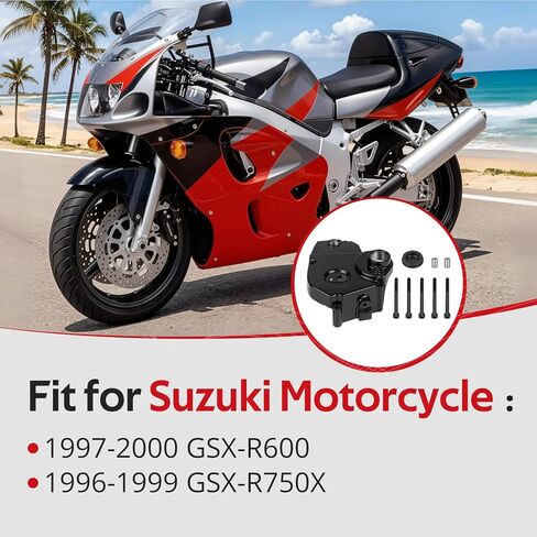 JAVIK غطاء ضرس المحرك مع البراغي لسوزوكي GSX-R600 GSX-R750X 1996-2000 O.E.M #11361-33E03 in Saudi Arabia