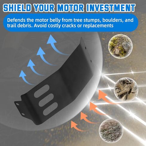 Bash Guard Engine Guard Plate Compatible with YT Decoy Mk2 EP8-EP801, Thin & Stainless Steel Lower Frame Underside Guard Cover Protection for Core Protection for Bike in Saudi Arabia