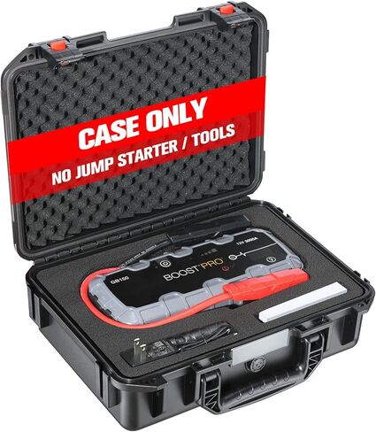 Hard Case for NOCO Boost GB150 – 3000A UltraSafe Jump Starter Box for 12V Boost Pack Power Bank, Jumper Cables & Accessories | Waterproof Hard Storage Box Portable Organizer for Travel (red) in Kuwait