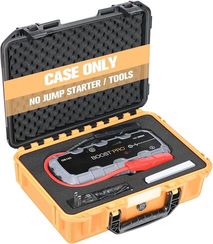 Hard Case for NOCO Boost GB150 – 3000A UltraSafe Jump Starter Box for 12V Boost Pack Power Bank, Jumper Cables & Accessories | Waterproof Hard Storage Box Portable Organizer for Travel (red) in Saudi Arabia