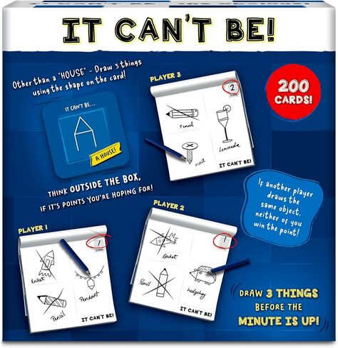 Skillmatics It’s Not It, Fast-paced Drawing Game, Family & Party Game, Fun Card & Board Game, Gifts for Kids, Teens, Adults Ages 7, 8, 9, 10 & Up in Kuwait