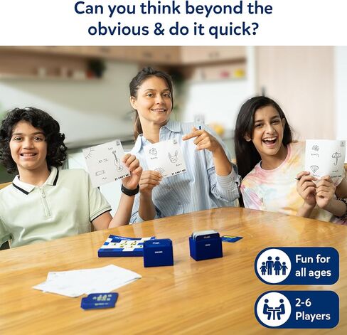 Skillmatics It’s Not It, Fast-paced Drawing Game, Family & Party Game, Fun Card & Board Game, Gifts for Kids, Teens, Adults Ages 7, 8, 9, 10 & Up in Kuwait