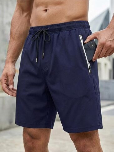 Athletic Shorts for Men with Pockets - Quick Dry Lightweight Gym Running Shorts in Saudi Arabia