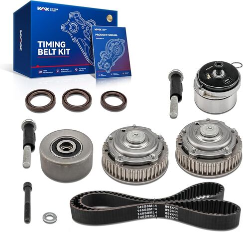 KAX Timing Belt Kit Fit for Chevy Cruze 2011-2015, Sonic 2012-2018, Cruze Limited 2016 1.8L, Aveo 2010-2011, Aveo5 2010-2011, OE# K015603XS, TCK338, 2523380, 918-776, 918-777, 55567048, 55568386 in Saudi Arabia