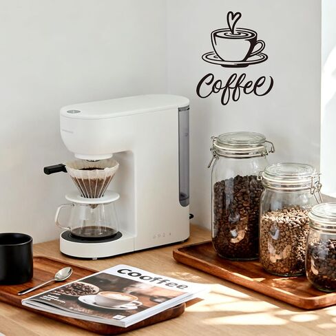 ديكور فني جداري معدني للقهوة من We Moment، ديكور مطبخ المنزل والمكتب في بار القهوة (مجموعة سوداء مقاس 10 بوصات مكونة من قطعتين) in Kuwait