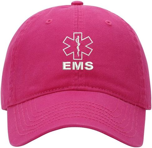 Men's Baseball Cap EMS Embroidered Washed Cotton Vintage Dad Gifts Hat in Saudi Arabia
