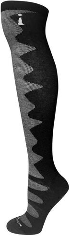 INCREDIWEAR Thin Knee High Sports Socks, Black, Large, 0.03 Pound in Kuwait
