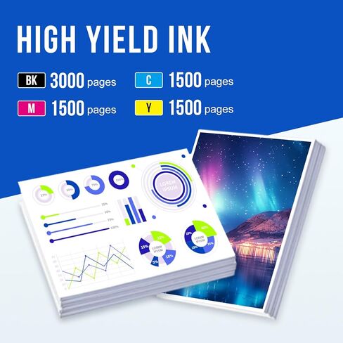 Starink LC406 406XL Ink Cartridges Replacement for Brother 406 Ink Cartridge 406XL Work with Brother MFC-J4335DW MFC-J5855DW MFC-J6555DW MFC-J4535DW MFC-J6955DW MFC-J4345DW MFC-J5955DW (4 Pack) in Kuwait