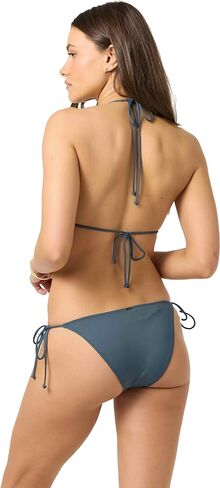 O'NEILL Women's Saltwater Solids Maracas Medium Bottoms | Adjustable Side Ties, Medium Coverage in Saudi Arabia
