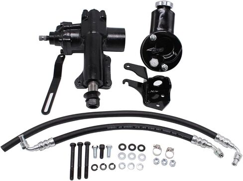 1 Set SHLPDFM Power Steering Gear Box Upgrade Conversion Kit SGB5557 CPP5557PSK-F CP50000-2 Fits for 1955-57 Chevy Bel Air Two-Ten One-Fifty Series in Saudi Arabia