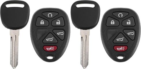 X AUTOHAUX 2pcs OUC60270 315MHz SUV دخول بدون مفتاح عن بعد الإشعال المستجيب مفتاح فوب لشفروليه تاهو 2007-2014 لجي إم سي يوكون 2007-2014 لكاديلاك إسكاليد 2007-2014 6 أزرار in Saudi Arabia