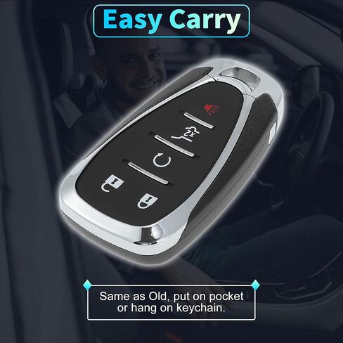 X AUTOHAUX HYQ4AS 315 MHz Replacement Keyless Entry Remote Smart Key Fob for Chevrolet Equinox 2022 2023 2024 No.13522875 5 Buttons in Saudi Arabia