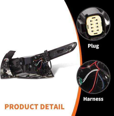 Left Tail Light Compatible with Trax 2024 2025 Driver Side Rear Tail Lamp with Bulbs Taillight Assembly Rear Brake Light 42865504 (Left) in Saudi Arabia