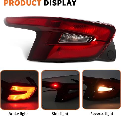 Left Tail Light Compatible with Trax 2024 2025 Driver Side Rear Tail Lamp with Bulbs Taillight Assembly Rear Brake Light 42865504 (Left) in Saudi Arabia