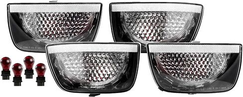 USR 10-13 Camaro Tail Light – Rear Tail Lamps 4pc Set (Left + Right) Compatible with 2010-2013 Chevrolet Camaro 5th GEN All Models LS, LT, SS and ZL1 (OE FROSTED CLEAR LENS with BULBS) in Saudi Arabia